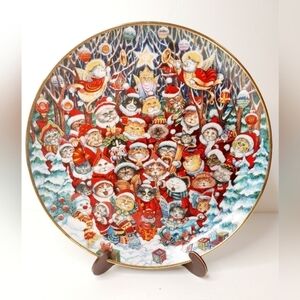 Franklin Mint "Santa Claws" Limited‎ Edition Collector Plate